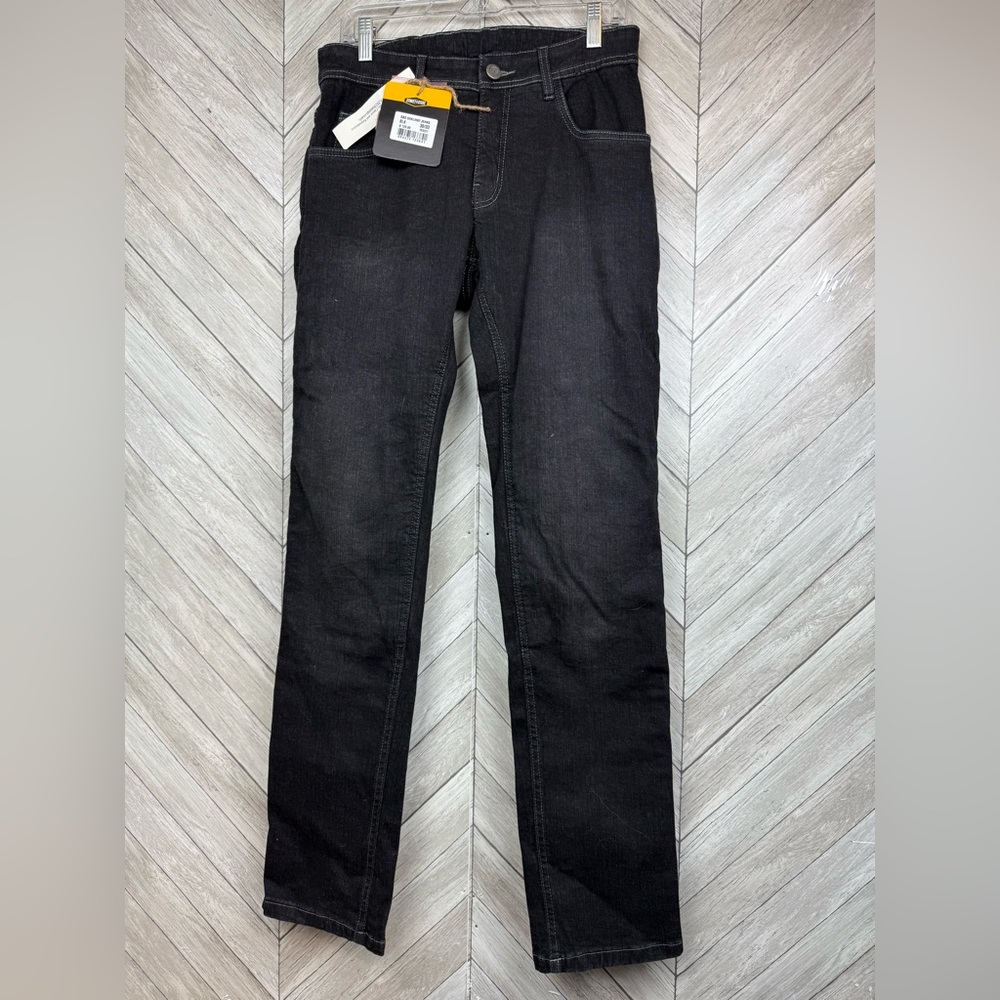 Street & Steel Oakland Motorcycle Riding Jeans 30x33 Black with built in armor